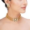 SHAGUN FLOWER KUNDAN CHOKER SET