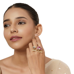 22k Gold Plated Varsha Shanvika Ring