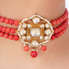 SHAGUN FLOWER KUNDAN CHOKER SET