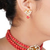 SHAGUN FLOWER KUNDAN CHOKER SET
