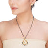SHAGUN CHAND FLOWER KUNDAN PENDANT SET