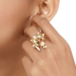 22k Gold Plated Varsha Srishti Ring