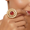 22k Gold Plated Varsha Sugandha Ring