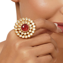 22k Gold Plated Varsha Sugandha Ring