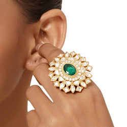 22k Gold Plated Varsha Trisha Ring