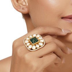 22k Gold Plated Varsha Ujjwala Ring