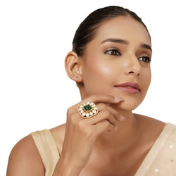 22k Gold Plated Varsha Ujjwala Ring