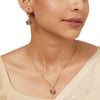 22k Gold Plated Varsha Hridhika Pendant Set