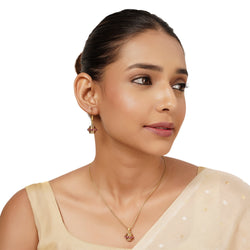 22k Gold Plated Varsha Hridhika Pendant Set