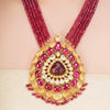 SHAGUN PAN KUNDAN PENDANT SET