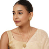 22k Gold Plated Varsha Ila Pendant Set
