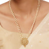 22k Gold Plated Varsha Ila Pendant Set