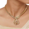 22k Gold Plated Varsha Janaki Necklace Set