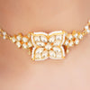 SHAGUN CRESENT CHOKER KUNDAN SET