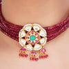 SHAGUN FLOWER KUNDAN CHOKER SET