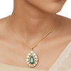 22k Gold Plated Varsha Kairavi Pendant Set