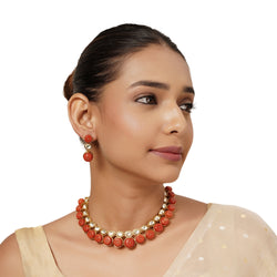 22k Gold Plated Varsha Kamakshi Necklace Set