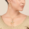 22k Gold Plated Krishna Necklace Set
