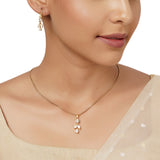 22k Gold Plated Varsha Kanupriya Pendant Set