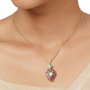22k Gold Plated Varsha Karunya Pendant Set