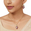 22k Gold Plated Varsha Karunya Pendant Set