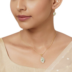 22k Gold Plated Varsha Kashvi Pendant Set
