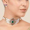 22k Gold Plated Madhavi Choker Set