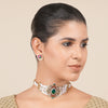 22k Gold Plated Madhavi Choker Set