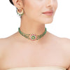 SHAGUN FLOWER KUNDAN CHOKER SET
