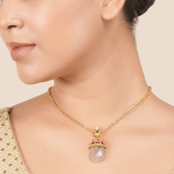 22k Gold Plated Bindiya Necklace