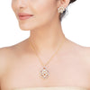 HEERA GOLD PLATED PENDANT SET