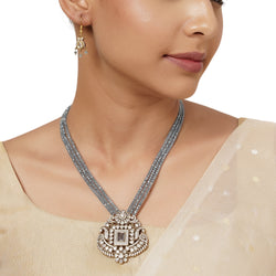22k Gold Plated Varsha Mahima Necklace Set
