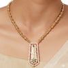 22k Gold Plated Varsha Maulika Necklace Set