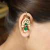 22k Gold Plated Kaanphool Drop Earpin