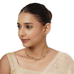 22k Gold Plated Varsha Mrinalini Necklace Set