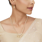 22k Gold Plated Varsha Nandana Pendant Set