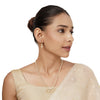 22k Gold Plated Varsha Nandana Pendant Set