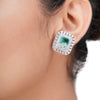 HEERA SQUARE ZIRCON PENDANT SET