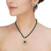 HEERA SQUARE ZIRCON PENDANT SET