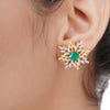 HEERA SQUARE ZIRCON PENDANT SET