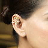 22k Gold Plated Shruti Bell Earcuff