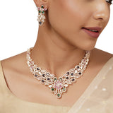 22k Gold Plated Varsha Nivedita Necklace Set