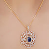 HEERA FLOWER PENDANT SET