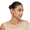 22k Gold Plated Varsha Padmashree Necklace Set