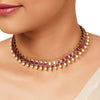 22k Gold Plated Varsha Pakhi Necklace Set
