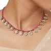 22k Gold Plated Varsha Parul Necklace Set