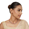 22k Gold Plated Varsha Parul Necklace Set