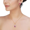 HEERA PAN PENDANT SET