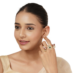22k Gold Plated Varsha Vasudha Ring