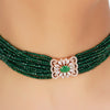HEERAFLOWER ZIRCON CHOKER SET
